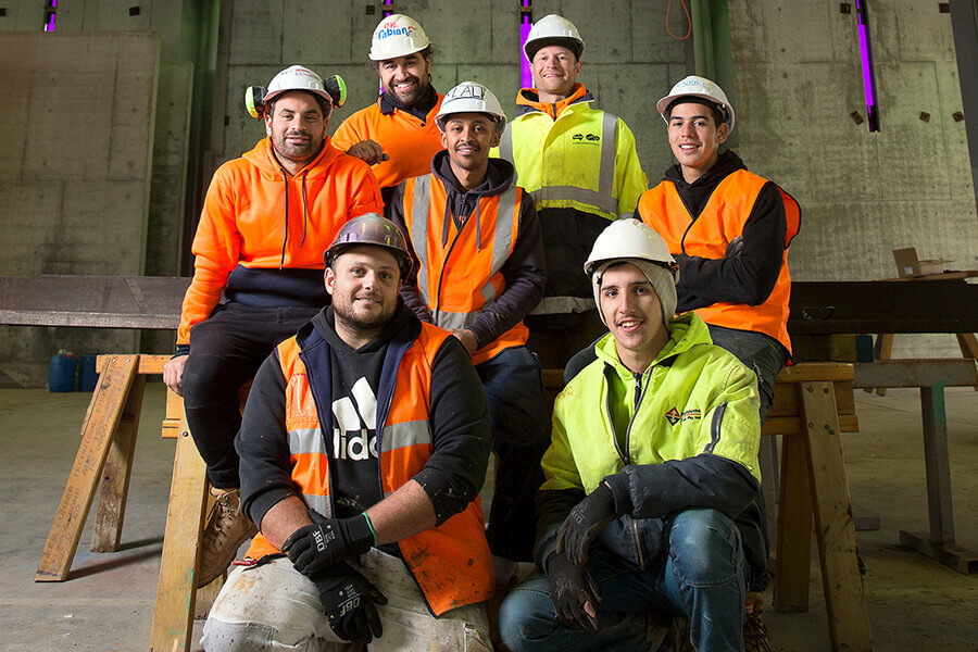 A team of dedicated professionals working on Newport Mosque