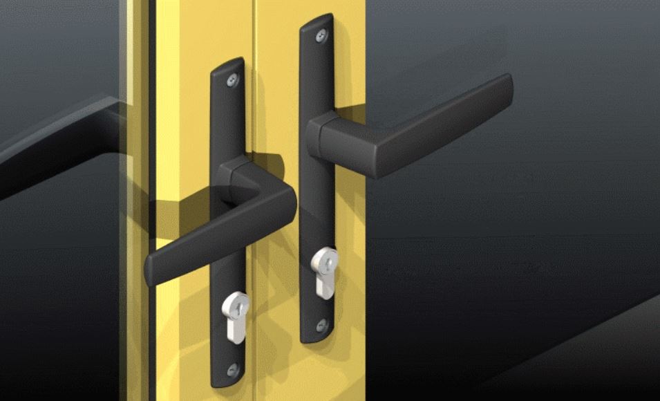Hinged Aluminium Door