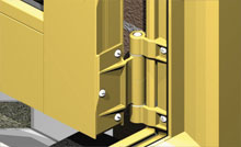hinged doors