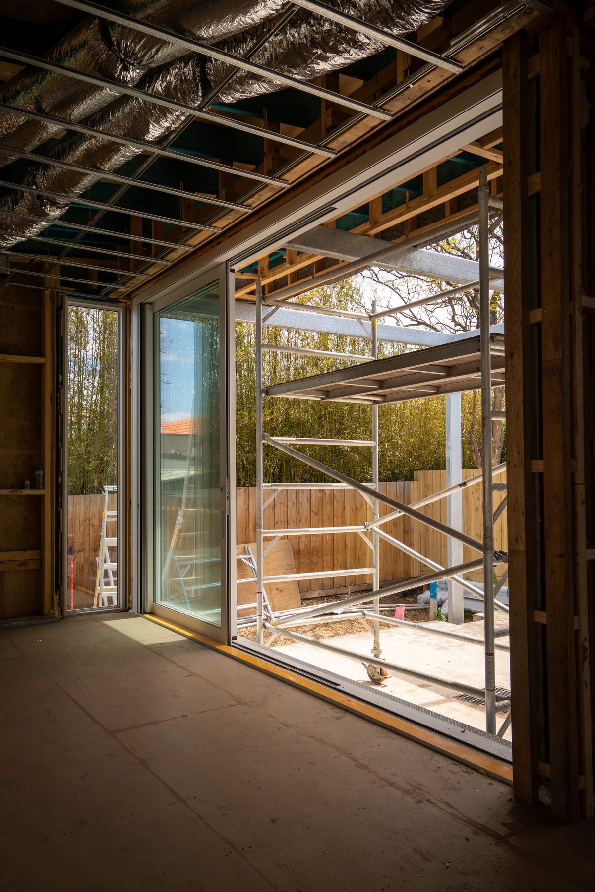 Finished architectural aluminium window and door detail by Regency Windows