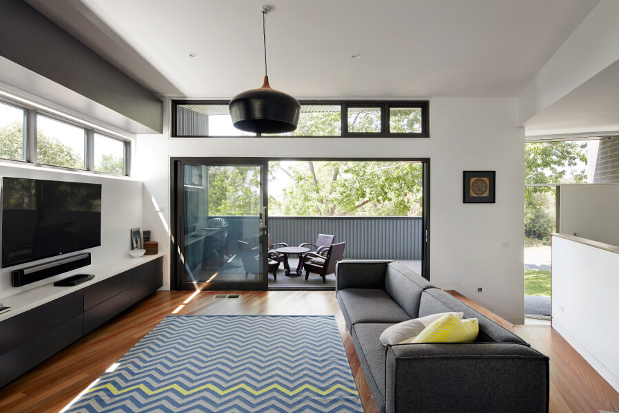 Awning-Casement Windows - Modern Loungeroom